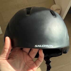 Salomon Matte Black Helmet